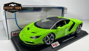 1/18 MAISTO LAMBORGHINI CENTENARIO GREEN DIECAST MODEL - Picture 1 of 7