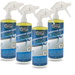 4x Auto Fahrrad Wohnwagen wasserlos Wash n Wax gefettet Blitz Showroom Glanz 1Liter - Bild 1 von 11