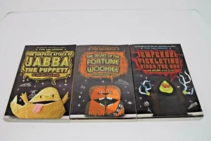 Lot of 3 Origami Yoda Books Paperbacks: Jabba The Puppet, Emperor Picklestine, & - Picture 1 of 10