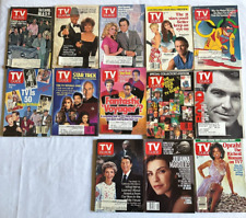 Lot of 13 TV Guide 80s and 90s Dallas, Star Trek, Oprah MASH