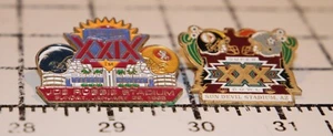 NFL SUPER BOWL Prendedores Coleccionistas XXIX XXX 1995 1996 Cowboys Steelers 49ers Cargadores - Imagen 1 de 7