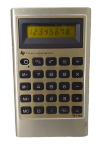 Vintage TEXAS INSTRUMENTS TI-1750 Electronic Calculator w NEW BATTERY - Picture 1 of 3