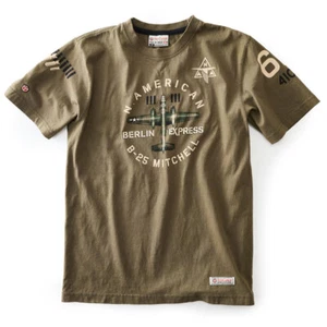 Red Canoe B-25 Mitchell T-Shirt, Olive -- Choose Size - Picture 1 of 6
