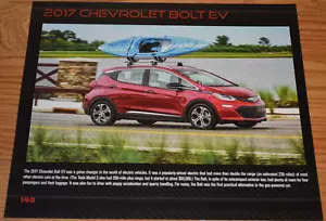2017 CHEVY BOLT EV FEATURE PRINT PICTURE POSTER 17 - Bild 1 von 1