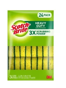 Scotch-Brite strapazierfähige Scheuerschwämme, einzeln verpackt (24 ct.) - Bild 1 von 6