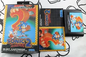 SEGA MEGADRIVE SONIC THE HEDGEHOG 2 COMPLETO MEGA DRIVE ASSEMBLED IN UK - Picture 1 of 5