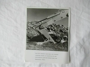 P&H RH-25 backhoe trenching real PHOTO 8x10" - Picture 1 of 2