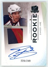 EVANDER KANE 2009-10 Upper Deck The Cup Rookie Card RC Auto Patch 229/249 RPA