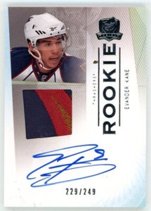 EVANDER KANE 2009-10 Upper Deck The Cup Rookie Card RC Auto Patch 229/249 RPA