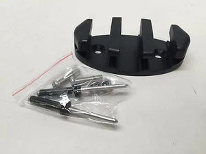 Marine Boat Canoe Kayak Black Plastic Nylon Anchor Cleat Secure Bow Safety Line - Picture 1 of 1