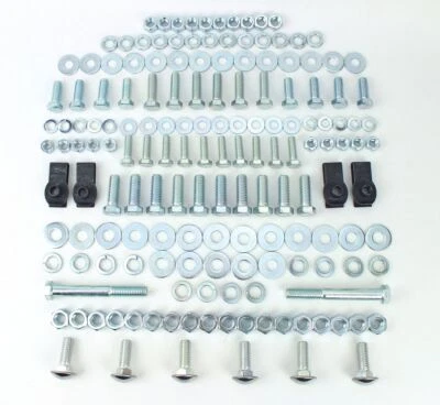 59 1959 Chevy Bel Air Biscayne Impala Kit de fijación de pernos y soportes de parachoques delanteros Foto 1 de 2