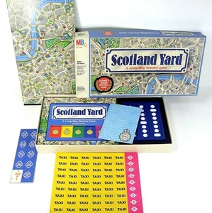 VTG 1985 Milton Bradley Scotland Yard Detective Board Game Collectors Grade - Picture 1 of 5