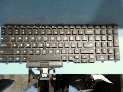 Teclado retroiluminado para computadora portátil MMH7V Dell Latitude 5500/Precision 3540 Foto 1 de 3