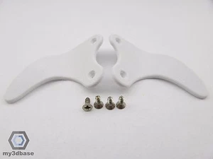 PS4 Paddles SHARK, WEISS/WHITE, orig.**my3dbase**+Schrauben/screws - Picture 1 of 1