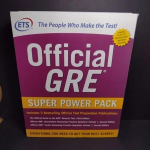ETS Official GRE Super Power Pack: Guide, Verbal, Quantitative 2nd Edition -2018 - Picture 1 of 16