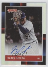 2022 Panini Donruss Retro 1988 Signatures Holo Freddy Peralta #R88S-FP Auto