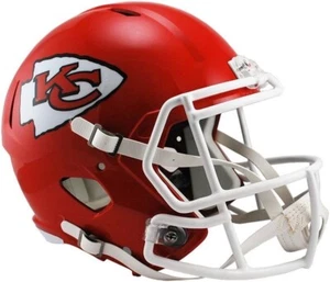 Football Riddell Kansas City Chiefs Full Size Revolution Speed Replica Helmet - Picture 1 of 1