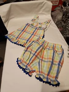 9M Dovie Jane Smocked 2 Piece Pants Set & Dress Shirt - Picture 1 of 4