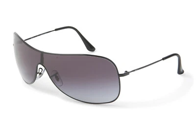 Nuevo $156 Gafas de sol Ray Ban RB3211 002/8g Negro Gris Degradado/Lentes Azul Oscuro Foto 1 de 4