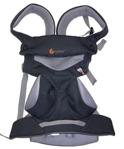Ergobaby 360 Cool Air Baby Carrier Carbon Gray Ergo Baby BC360PBLKGRY - Picture 1 of 5