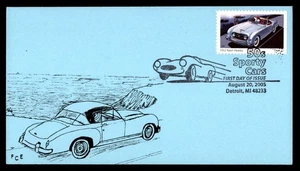 Mayfairstamps US FDC 2005 Michigan 50s sporty cars FCE First Day Cover aau_57789 - Picture 1 of 2