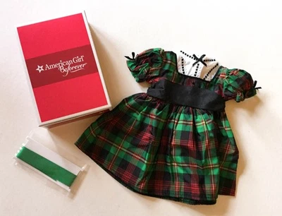 American Girl Addy's Tartan клетку рождественское платье новый в коробке - Изображение 1 из 4