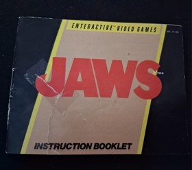 Nintendo NES Jaws Instruction Booklet (1987)