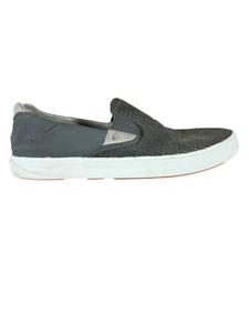 Olukai Lae'Ahi Herren US 10 Grau Slipper Turnschuhe Mesh Freizeit Halbschuhe Schuhe - Bild 1 von 8