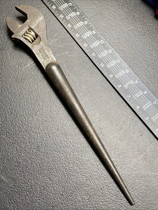 Vtg Proto Click Stop J712SC Adjustable Spud Wrench 1-1/2" Made in USA 16" - Picture 1 of 9