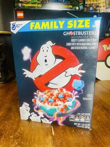RARE NEW SEALED 2021 Family Size Ghostbusters Afterlife 18.6oz Box Cereal - Picture 1 of 8