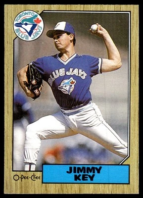 1987 O-Pee-Chee Jimmy Key Toronto Blue Jays #29 - Image 1 of 2