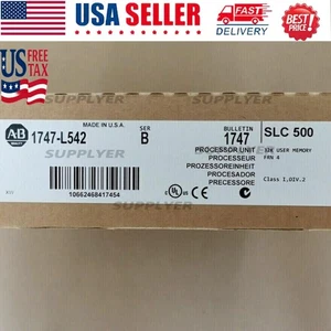 New Sealed AB 1747-L542 SLC 500 5/04 CPU PROCESSOR UNIT 1747L542 US Free Tax - Picture 1 of 7