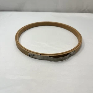 Vintage Princess Adjustable Bow Spring Embroidery Hoop 6” Wooden No Felt USA - Picture 1 of 8