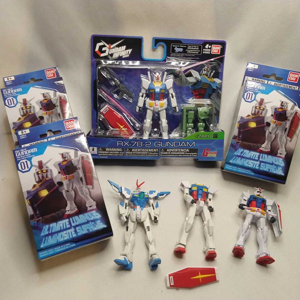 Bandai Gundam Infinity Series RX-78-2 Mobile Suit Gundam 4" Action Fig PLS READ