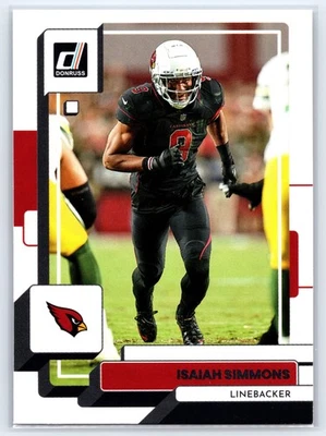 2022 Donruss #9 Isaiah Simmons - Arizona Cardinals - Image 1 of 2