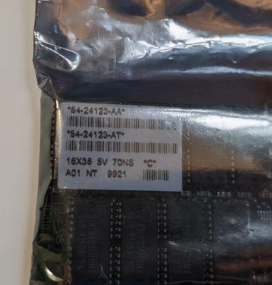 54-24123-AA 64MB 72 Pin SIMM  DEC Alfa Servers  brand new in sealed bags - Image 1 of 2