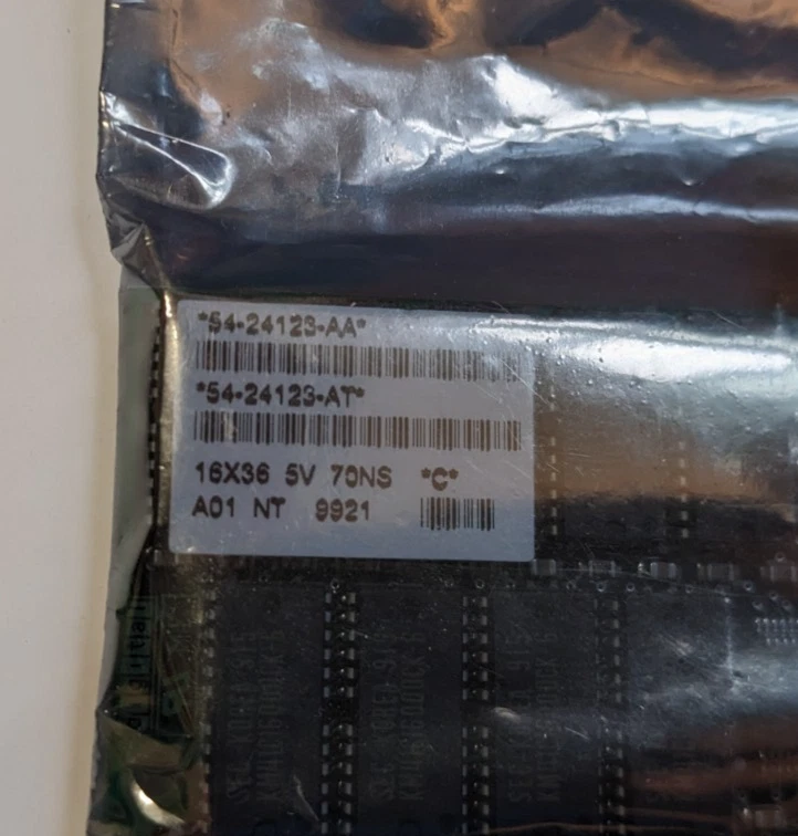 54-24123-AA 64MB 72 Pin SIMM  DEC Alfa Servers  brand new in sealed bags - Image 1 of 2