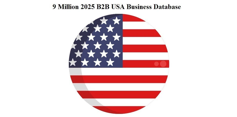 9 millones 2025 EE. UU. B2B base de datos de correo electrónico empresarial ventas clientes potenciales lista marketing Foto 1 de 1