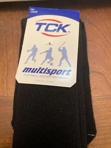 New Youth Black TCK Multisport Polyester/rubber Sock Pair X-Small - Picture 1 of 2
