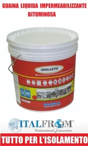 Unolastic Guaina Liquida Impermeabilizzante Bituminosa - 10 kg - Italfrom - Foto 1 di 3