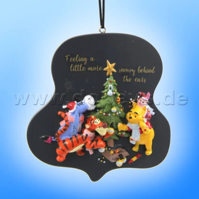 Disney "Winnie Puuh & Freunde am Weihnachtsbaum" Relief Weihnachtsanhänger - Bild 1 von 4