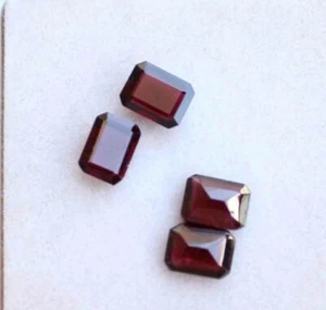 Granato rodolite viola ottagonale naturale non riscaldato 7,00 ct pietra preziosa sfusa - Foto 1 di 2