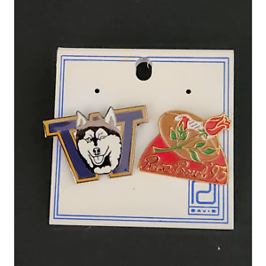 Washington Huskies Pin Rose Bowl 1993 Vintage Pin Enamel
