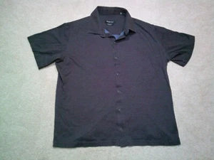 Bugatchi 4 Way Stretch Button Up Shirt Mens Large Gray - Picture 1 of 8
