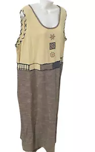KORET Women’s Beige Casablanca Maxi Dress Sleeveless Dress SIZE 20W NWT - Picture 1 of 9