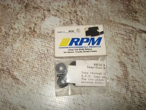 Vintage RC RPM Associated HD Body Savers Plastic Black (4) 8030 - Picture 1 of 2