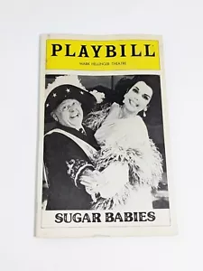 1982 Playbill Mark Hellinger Theatre Mickey Rooney in Sugar Babies - Imagen 1 de 4
