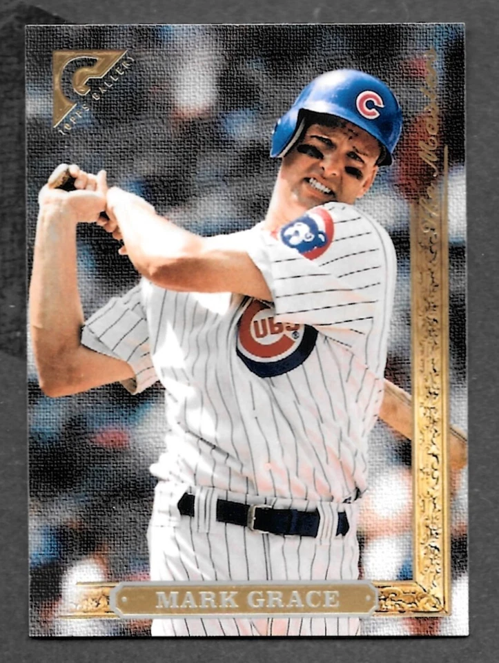1996 Topps Gallery #180 Mark Grace - NRMT - Image 1 of 1