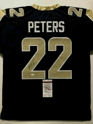 CAMISETA MARCUS PETERS FIRMADA PERSONALIZADA ESTILO PROFESIONAL XL LOS ANGLES, CERTIFICADO DE AUTENTICIDAD JSA #WPP87282 Foto 1 de 4