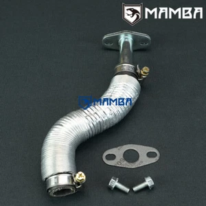 FKM Turbo Oil Return Pipe 04~ Peugeot 107 207 307 Partner 1.6 HDI TD02H2-07TVT - Picture 1 of 12